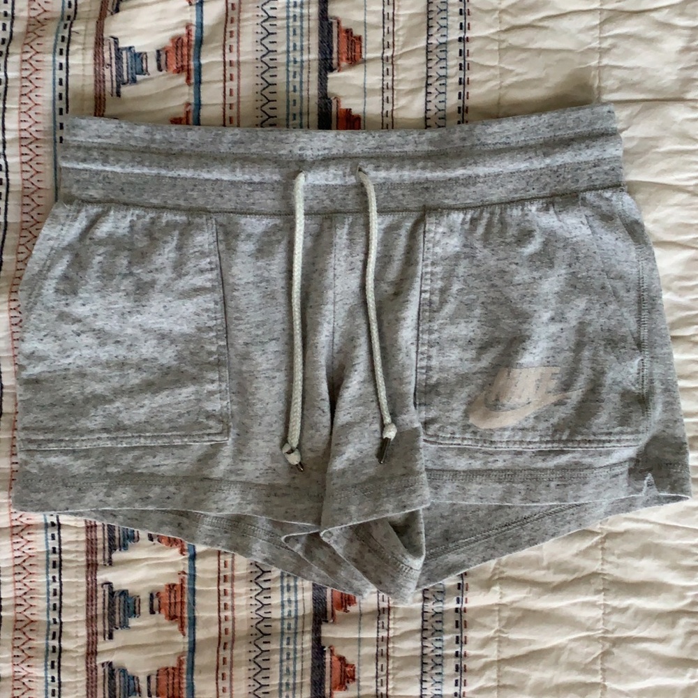 Gray Nike cotton shorts
